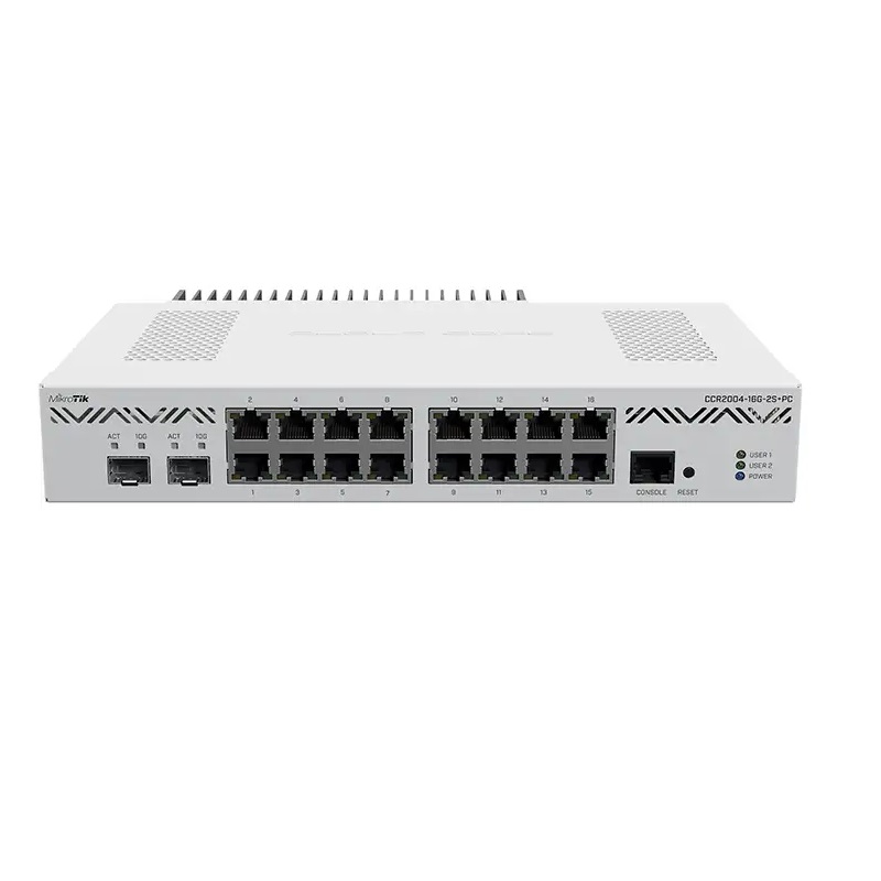 MikroTik CCR2004-16G-2S+PC Ethernet Router MikroTik CCR2004-16G-2S+PC Ethernet Router